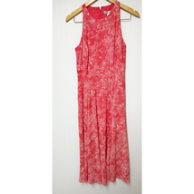 Tommy Hilfiger Womens Coral  Dress Floral Midi Sleeveless 6 - £43.52 GBP