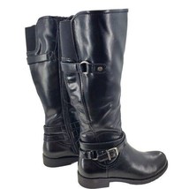 BARETRAPS Boots 7.5 Carmella Side Zip Buckle Horse Riding Knee-High Shoes - £48.55 GBP