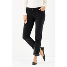 NWT Womens Size 16 16x31 J. Jill Black Taylor Luxe Classic Corduroy Ankle Pants - £23.49 GBP