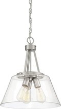 Savoy House 7-1025-3-SN Calhoun Modern Clear Glass Pendant - 3-Light - $221.76