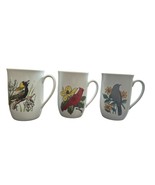 Leonard Porcelain Poland Bird Coffee Mugs Tea Cups Set of 3 Vintage 4&quot; v... - £19.50 GBP