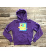 Champion Reverse Weave Graphic Hoodie Hooded Sweatshirt Purple Adult Siz... - $41.02