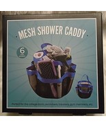 Brand New! Mesh Shower Caddy 6 Side Pockets Unisex gym, shower, traveling - $172.14 MXN