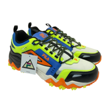 Fila Men&#39;s Low Oakmont TR Trail Athletic Shoes 1JM01749-114 Black/Multi Size 14M - $85.49