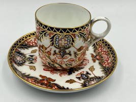 Royal Crown Derby Imari Coffee Espresso cup Saucer set 1882 England #383 - £79.09 GBP