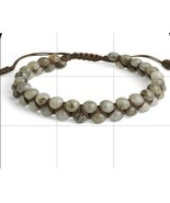 Unisex Spectrolite Natural Stone Double Layers Bracelet - $275.49 MXN