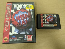 NBA Jam Sega Genesis Cartridge and Case - £6.77 GBP