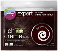 Godrej Expert Creme Hair Colour Dark Brown 20G+20Ml by Godrej - £7.14 GBP