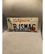 California Personalized License Plate  Very Nice  BJSMAG - $67.68 CAD