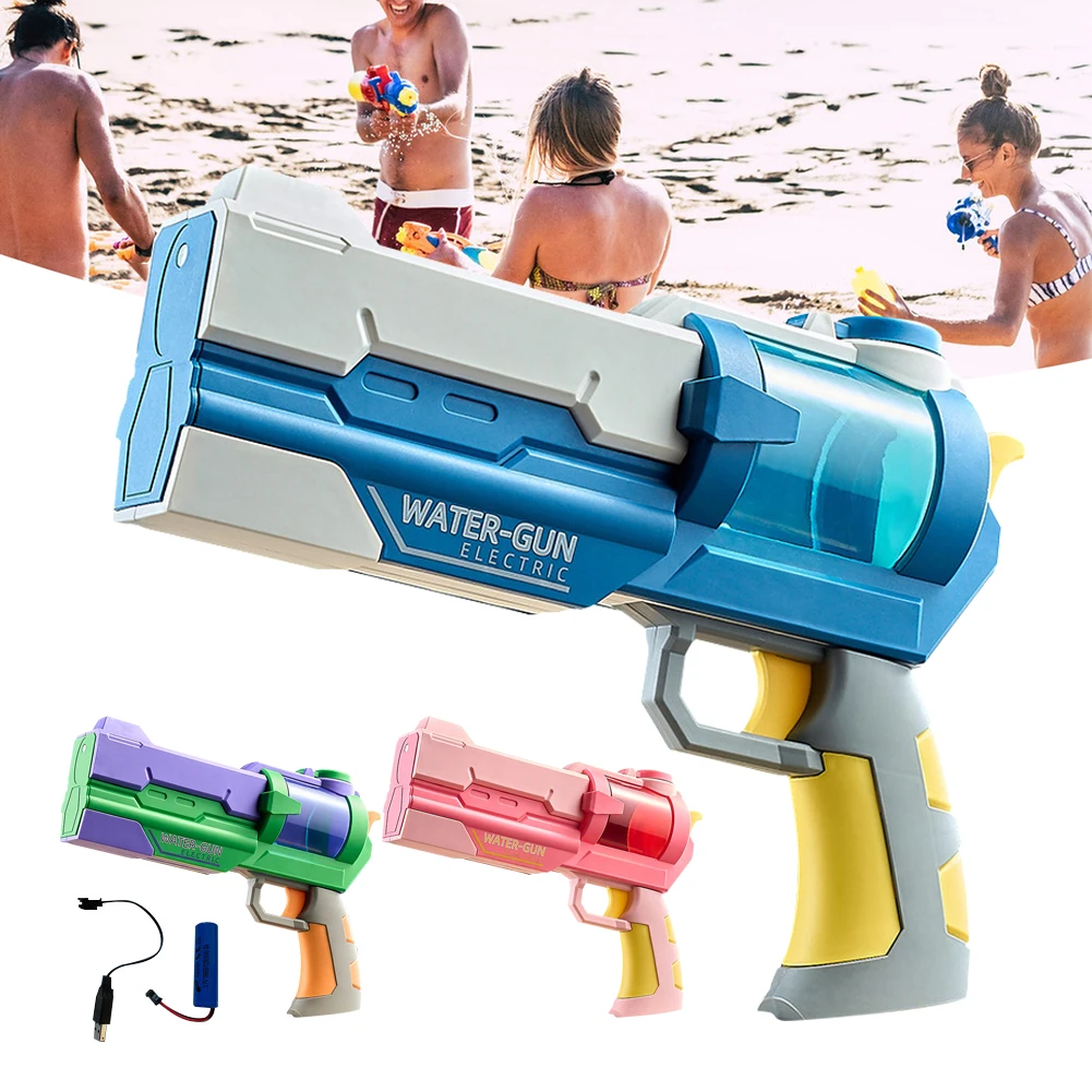 Summer Strongest Water Fight Large Capacity Toys Kids Colorful Electric Squirts  - £33.08 GBP+