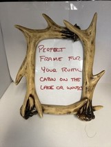 Faux Deer Antler 5”X7” Picture Frame Photo Hunting Cabin Lodge Wall Decor - £35.87 GBP