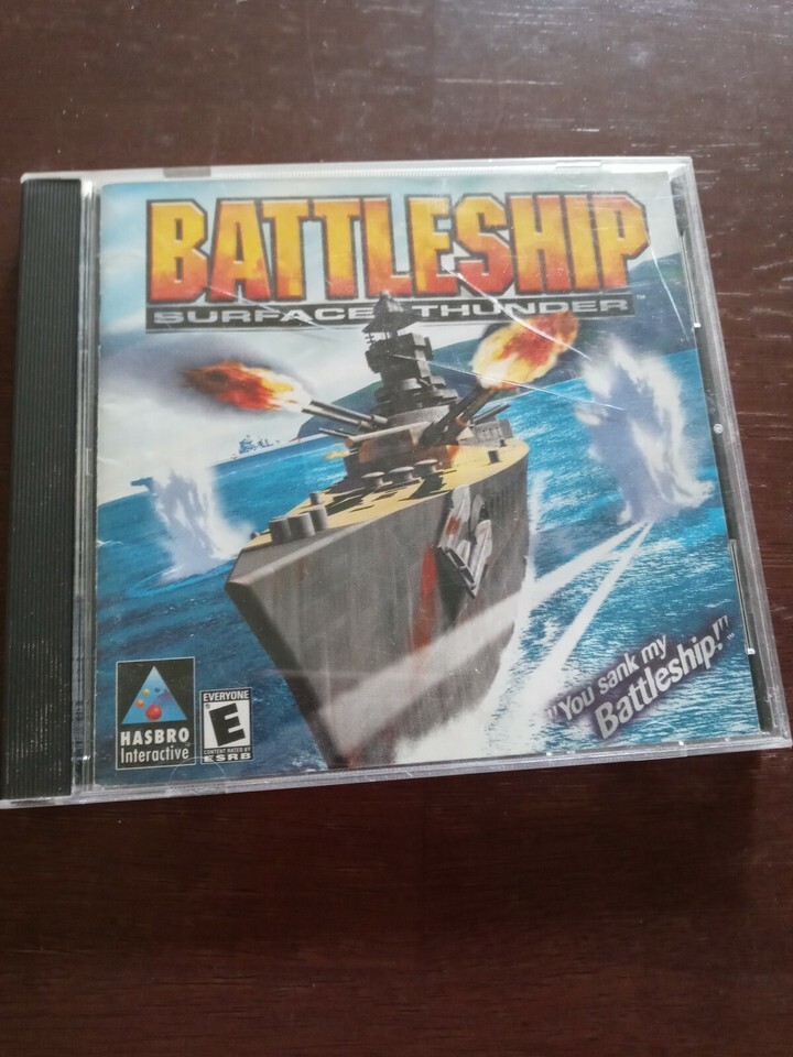 BATTLESHIP SURFACE THUNDER NAVAL SIM PC CD ROM GAME - $34.53