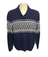 Abercrombie &amp; Fitch Adult Large Blue &amp; White Sweater - $29.69