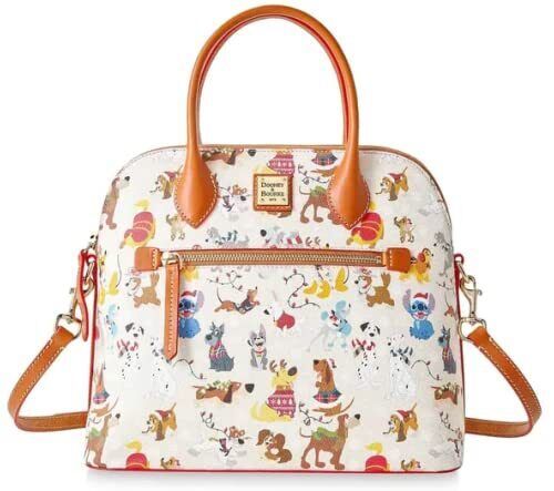 Disney Dogs Holiday Tails D&B Satchel Purse - $346.45