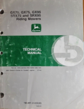 John Deere GX70/75/95 &amp; SRX75/95 Equitazione Tagliaerba Tech Servizio Manuale - £53.45 GBP