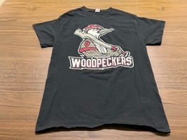 Fayetteville Woodpeckers MILB Men’s Black T-Shirt - Medium Minor League Baseball - £11.18 GBP