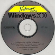 Professor Teaches Windows 2000 (PC-CD-ROM, 2000) for Windows - NEW CD in SLEEVE - $3.98