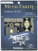Metal Earth FOKKER D-VII 3D Puzzle Micro Model WWI Airplane - $9.89