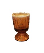 Fenton Votive Cup, Amber Opalescent, Daisy Pattern, Footed &amp; Paneled, Vi... - $365.97 MXN