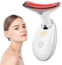 Face And Neck Massager, 7 Color Led Facial Beauty Device, Portable Skin,... - $24.97