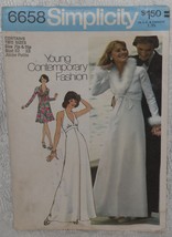 Simplicity 6658 Junior Petites' Dress Two Lengths & Jacket Size 7 & 9 Vintage - $12.00