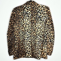 WALTER BAKER Leopard One Button Blazer Suit Jacket Size Small career off... - £49.68 GBP