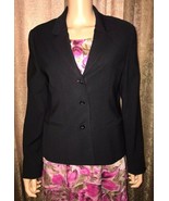 AMANDA SMITH  STRETCH Size 10 Casual Career Evening Blazer Jacket Black - $24.49