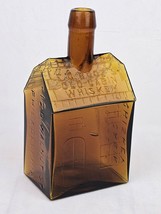 Mid Century E.C. Booz Old Cabin Whiskey Bottle Amber Clevenger 50s-60s E... - £38.71 GBP