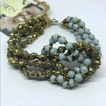 31 Bits Womens Blue Gold Knot Bracelet Empower Women New - £7.42 GBP