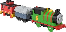 Thomas &amp; Friends Motorized Toy Train Percy Battery-Powered Engine &amp; Brake Car Br - £14.84 GBP