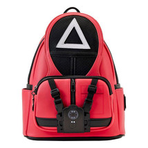 Squid Game Triangle Guard US Exclusive Cosplay Mini Backpack - £106.15 GBP