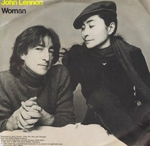 VINTAGE 1980 John Lennon Yoko Ono Woman / Beautiful Boys Vinyl 7&quot; 45 RPM - £30.96 GBP
