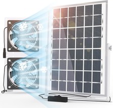 Solar for Greenhouse 10W Solar Powered for Chicken Coop Waterproof Solar... - $91.65
