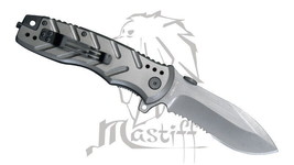 Mastiff  Assisted Opening Tactical Pocket Folding Knife 8CR14MOV Steel Blade - £11.85 GBP