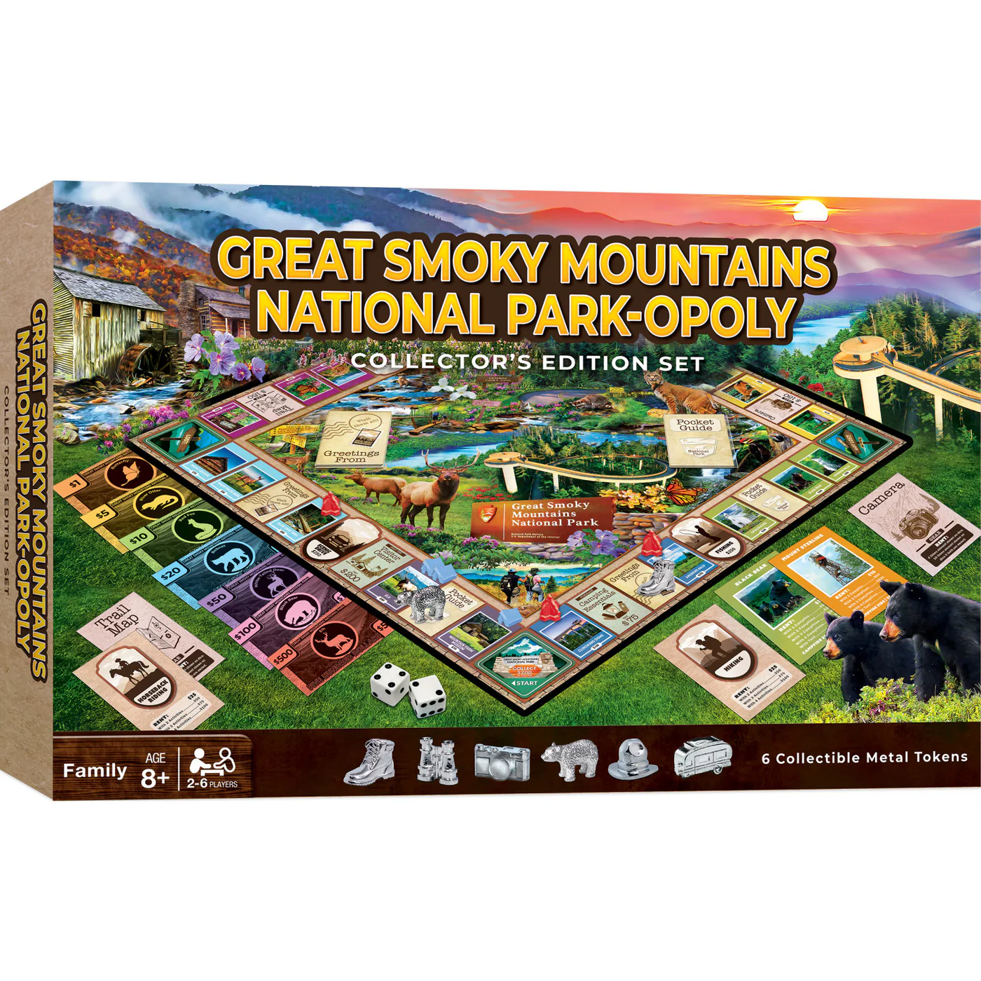 Great Smoky Mountains National Park Opoly Board Game by Masterpieces - £23.33 GBP