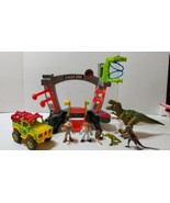 Imaginext Jurassic Park World Research Lab Jeep Figures Dinosaurs Fisher... - $69.78