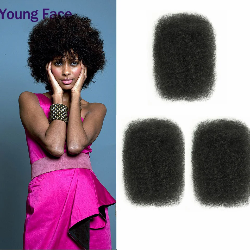 Afro Kinky Bulk Human Hair For Dreadlocks Brazilian Remy Hair Afro kinky... - $27.00+
