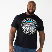 Big &amp; Tall On The Fly Fishing Guides Graphic Tee Size 3XB - $298.12 MXN