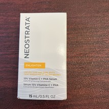 Neostrata Vitamin C Serum 15% Enlighten Vitamin C + Pha Serum .05 Fl Oz New - $43.92
