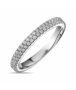 0.53 Ct White Gold Lab Grown Round Diamond VVS/DF 14K Full Eternity Band... - €891,54 EUR