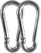 Maky Outdoors Heavy Duty Carabiners - 3.5&quot; 660LB Weight Capacity per Clip - Stro - £9.17 GBP