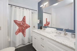 Sea Shells Seamless Stylish Design 71&quot; x 74&quot; Elegant Waterproof Shower Curtain f - £55.72 GBP