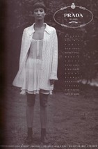 1994 Prada Black & White Christy Turlington Sexy Legs Givenchy Vintage Print Ad - $5.92