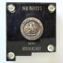 Uncirculated 1962 New Mexico 50th Golden Anniversary Token mounted in Pl... - £38.94 GBP