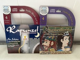 Lot of 2 Blue Diamond Audio Books on CD, 2003 Vintage Rapunzel Rumplestiltskin - £15.79 GBP