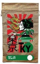 TOKYO SUN BURLAP BAG #64 pop art car poster wall flag dragon banner japan new - £12.93 GBP