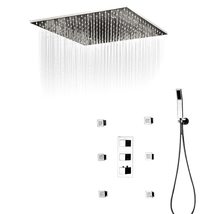 Cascada Luxurious 16&#39;&#39; x 32&#39;&#39; Large Shower System with 4-Way Shower Mixe... - $1,108.75+