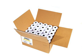 1 Ply Bond Paper Receipt Rolls, 3&quot;x165&#39;, 50 Rolls Fast Shipping From USA - £32.25 GBP