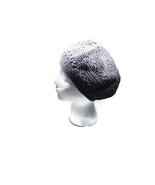 Fall Cotton hat, lace cap, beret cap, crochet gray beanie - $20.00