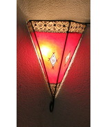 Moroccan henna sconce- Moroccan Wall Sconce- Moroccan  sconce- Moroccan ... - $1,049.26 MXN
